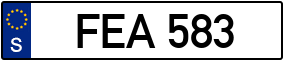 Truck License Plate